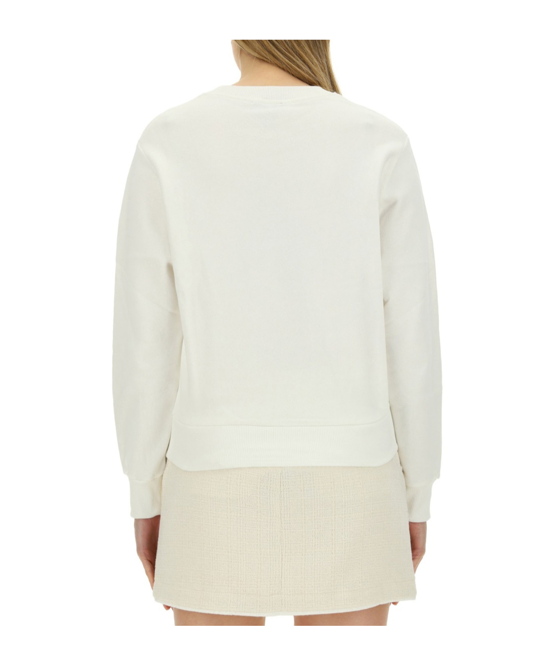 APC LOGO-PRINT COTTON SWEATSHIRT