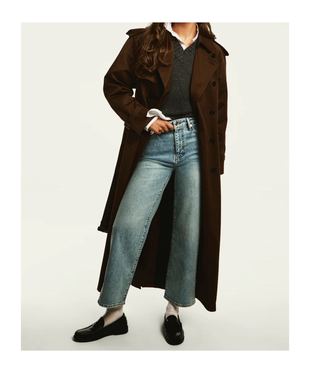 Frame Stretch-cotton Jeans In Gray