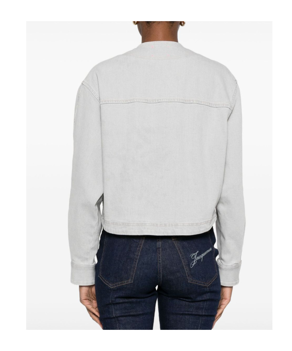 Forte Forte Grey Denim Cotton Overshirt In Gray