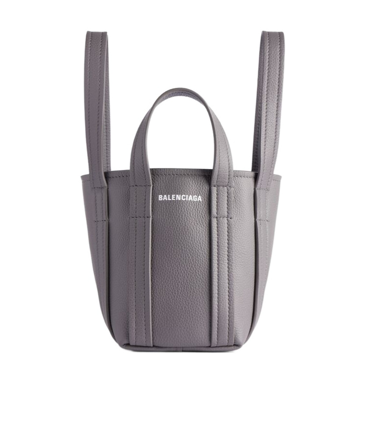 Balenciaga Mini Everyday 2.0 Tote Bag In Gray