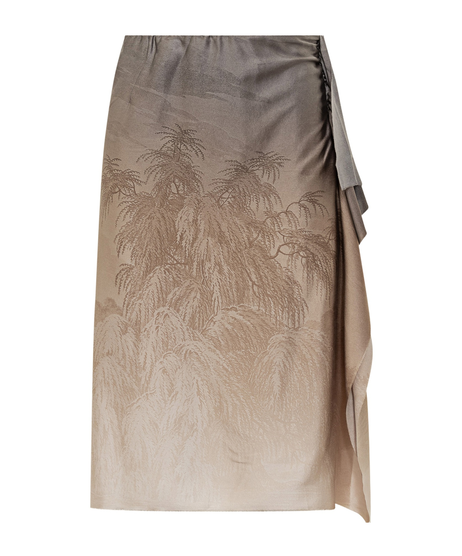 Shop Pierre-louis Mascia Stretch-silk Skirt