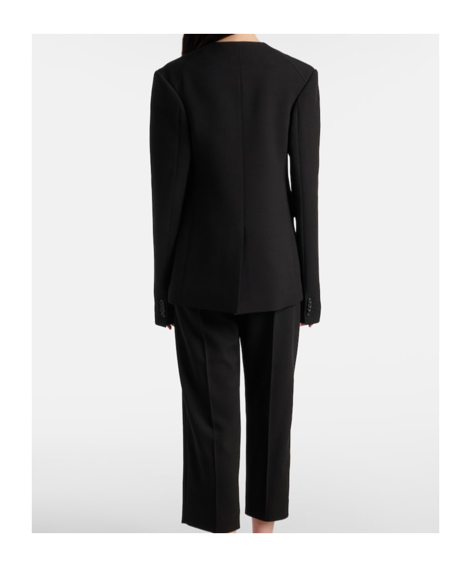 Khaite Jameson Wool-blend Jacket In Black