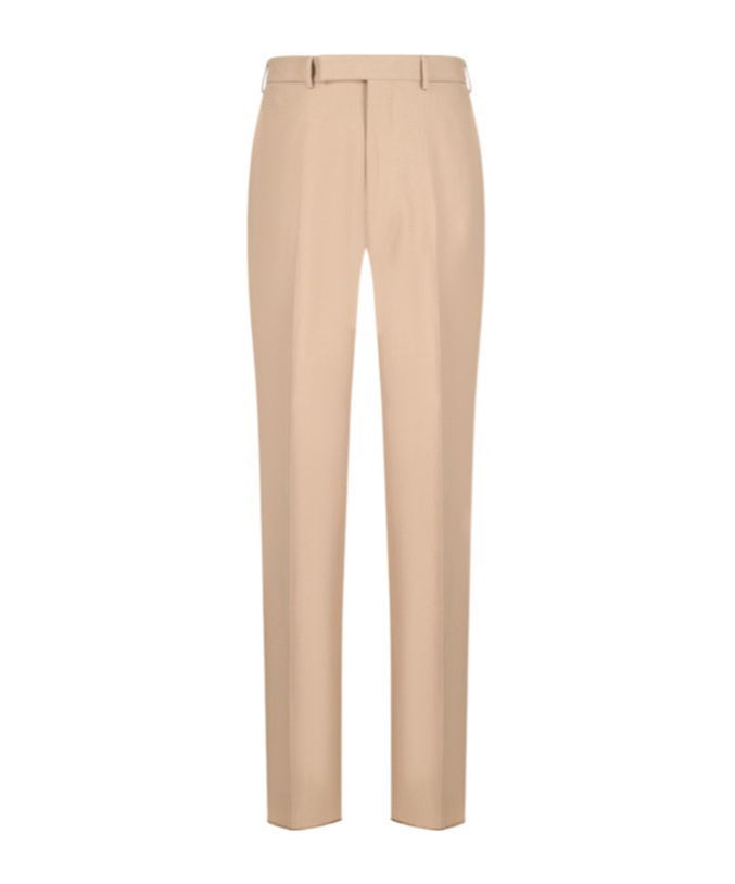 Zegna Belt Loops Casual Pants In Brown