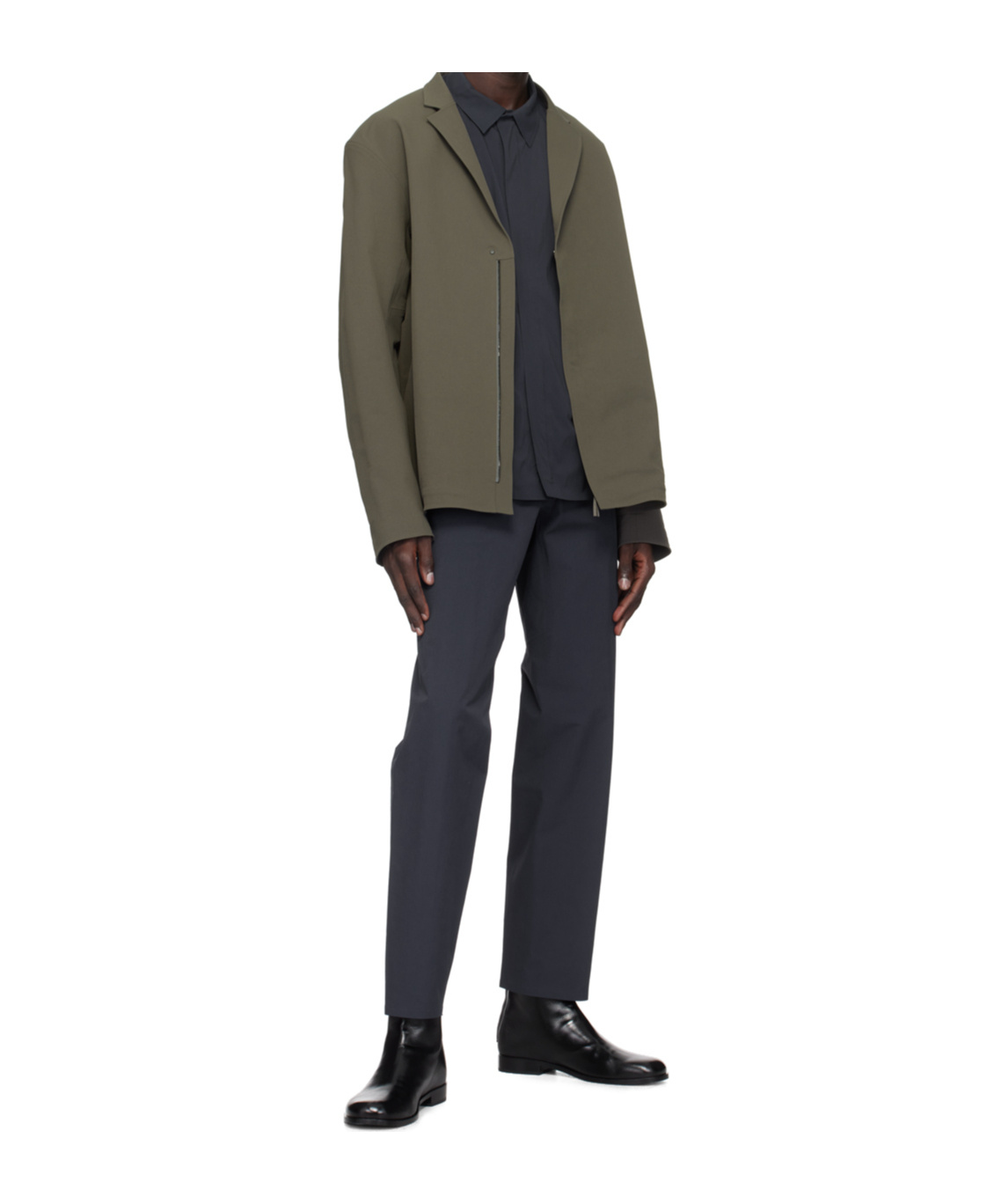 Veilance Gray Spere Blazer In Green