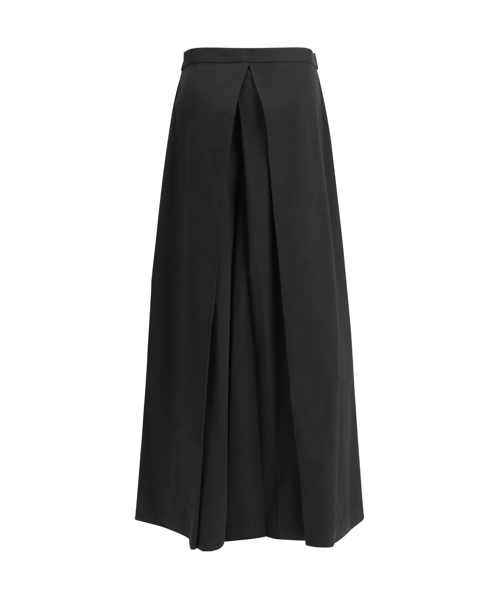 Shop Fabiana Filippi Poplin Trousers In Black
