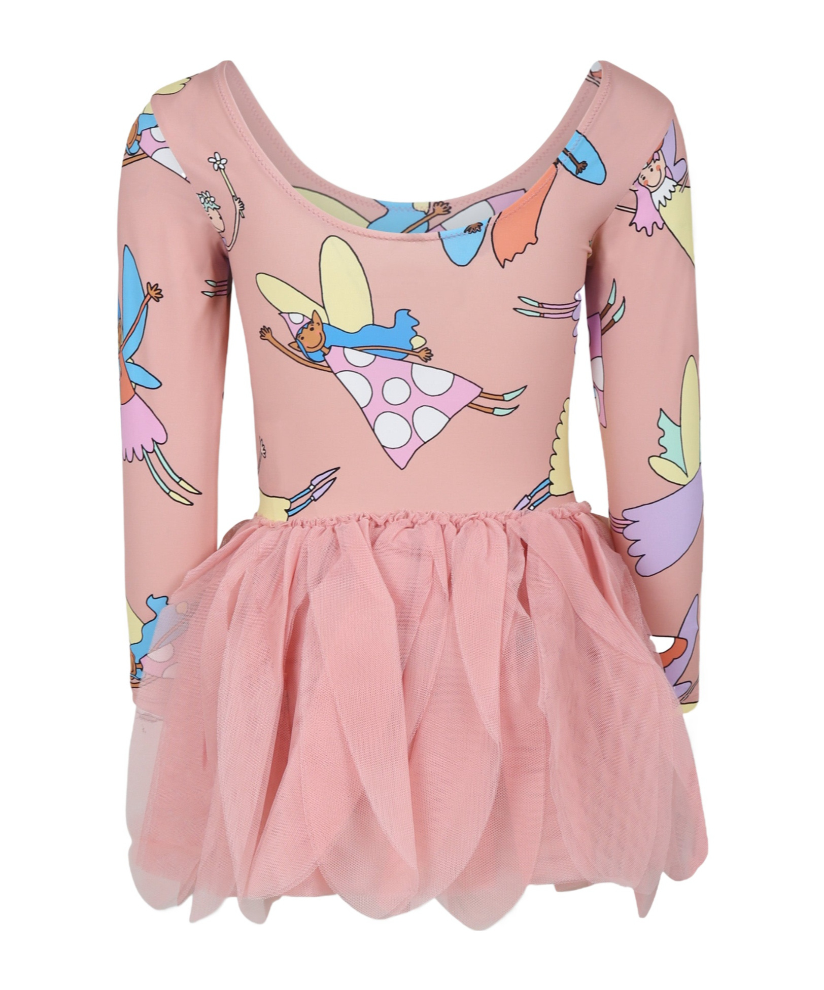 STELLA MCCARTNEY STELLA MCCARTNEY KIDS FAIRY PRINTED CREWNECK DRESS