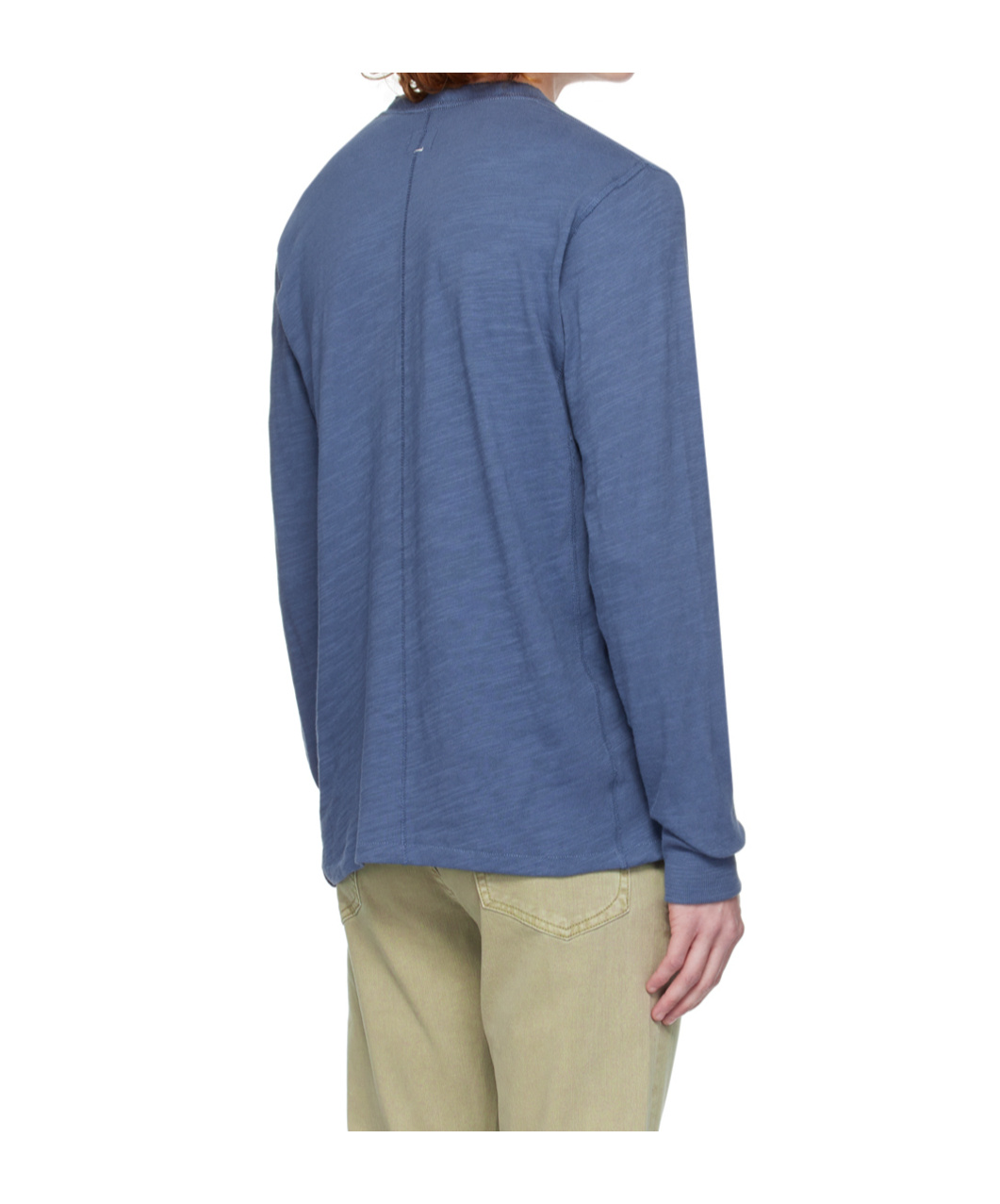 Rag & Bone Blue Classic Flame Henley