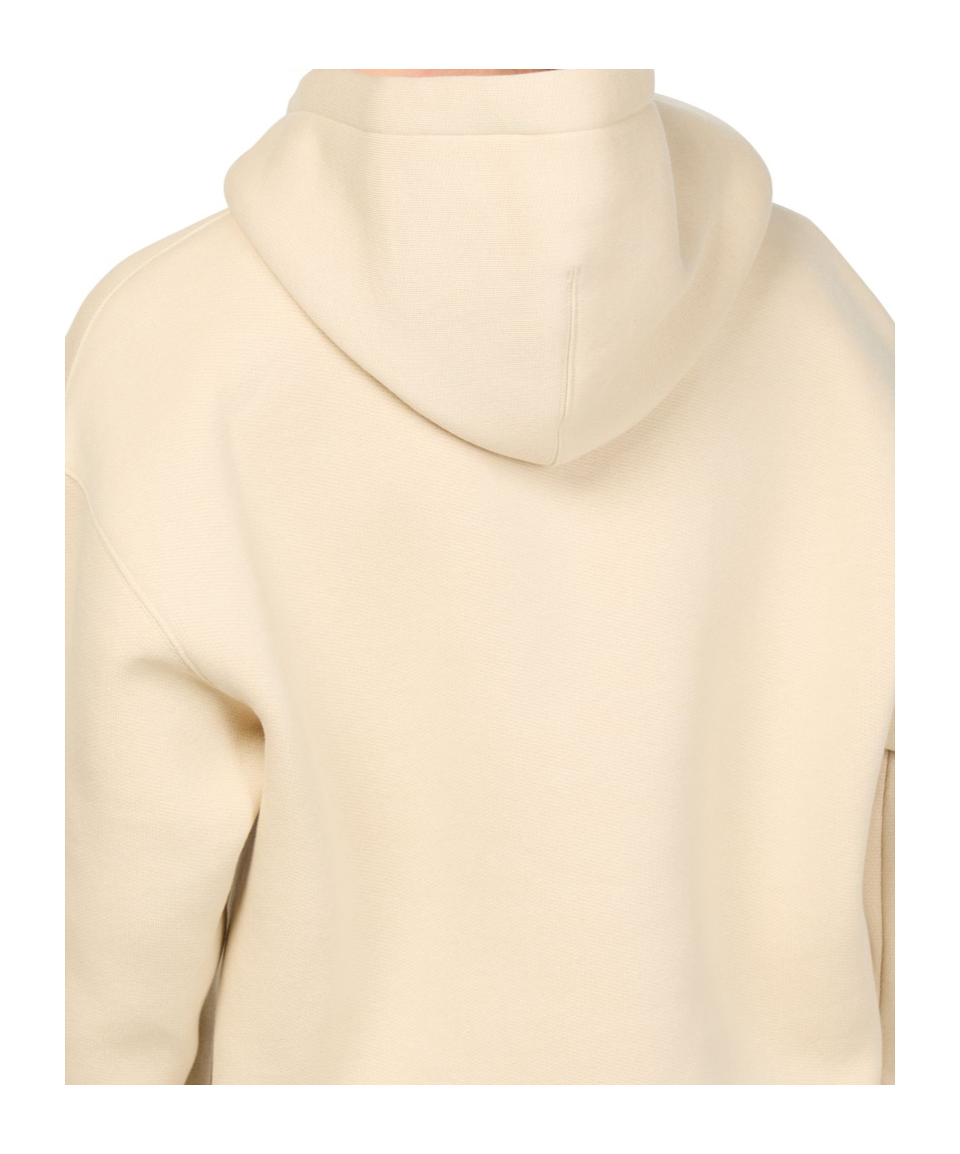 Shop Ami Alexandre Mattiussi Long-sleeved Sweater In Nude