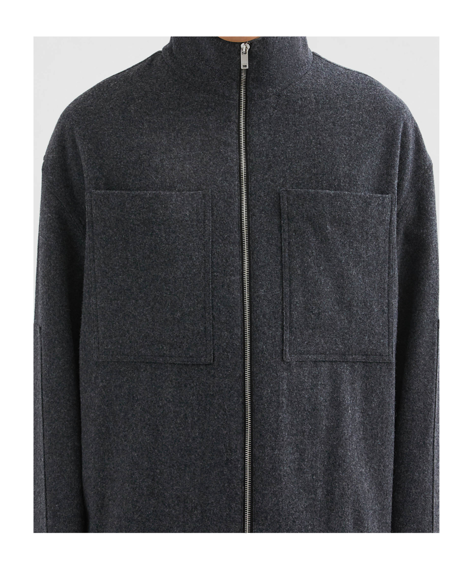 Jil Sander Felt Padded Blouson