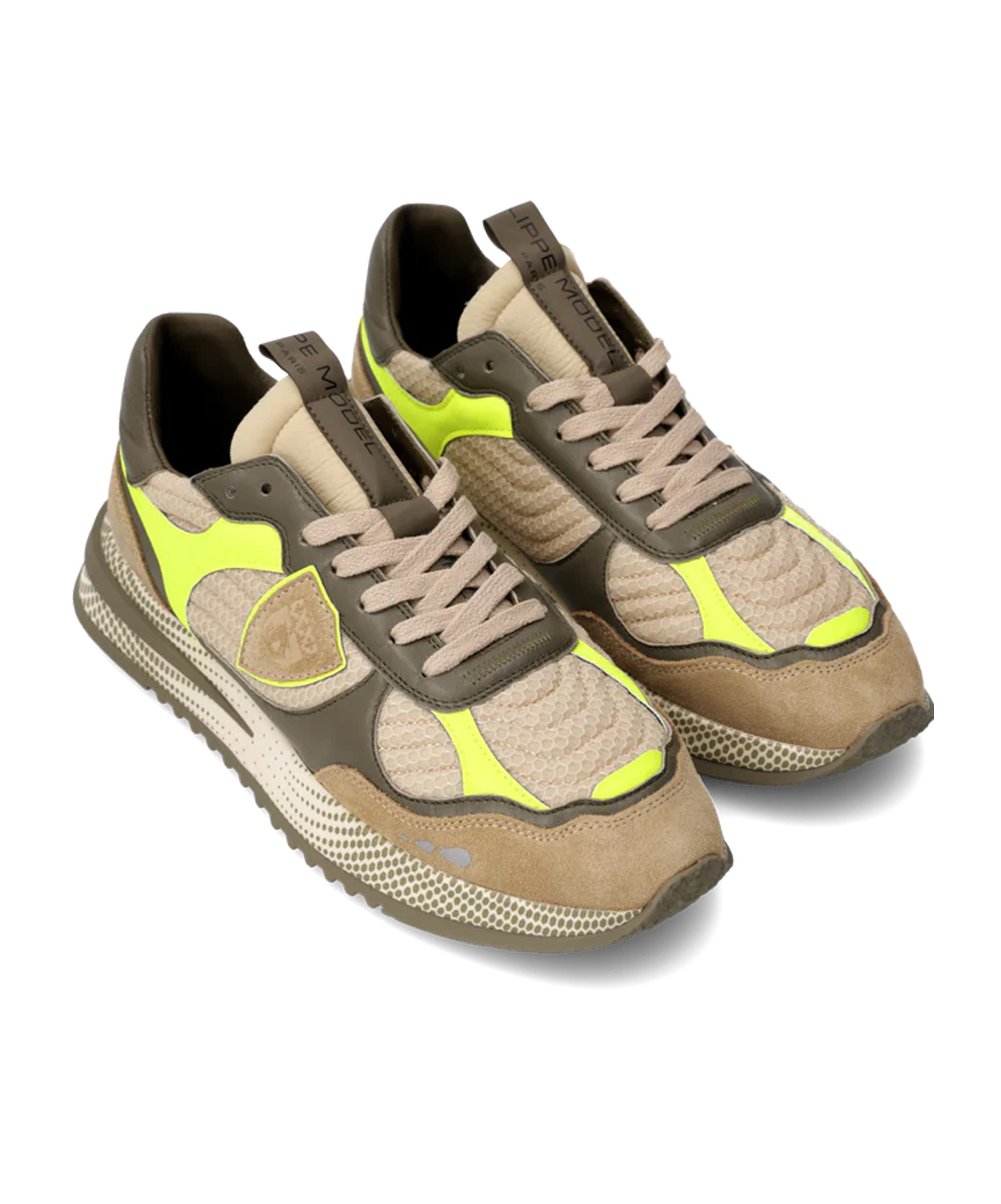 Philippe Model Lace-up Low-cut Casual Shoes In Multicolor