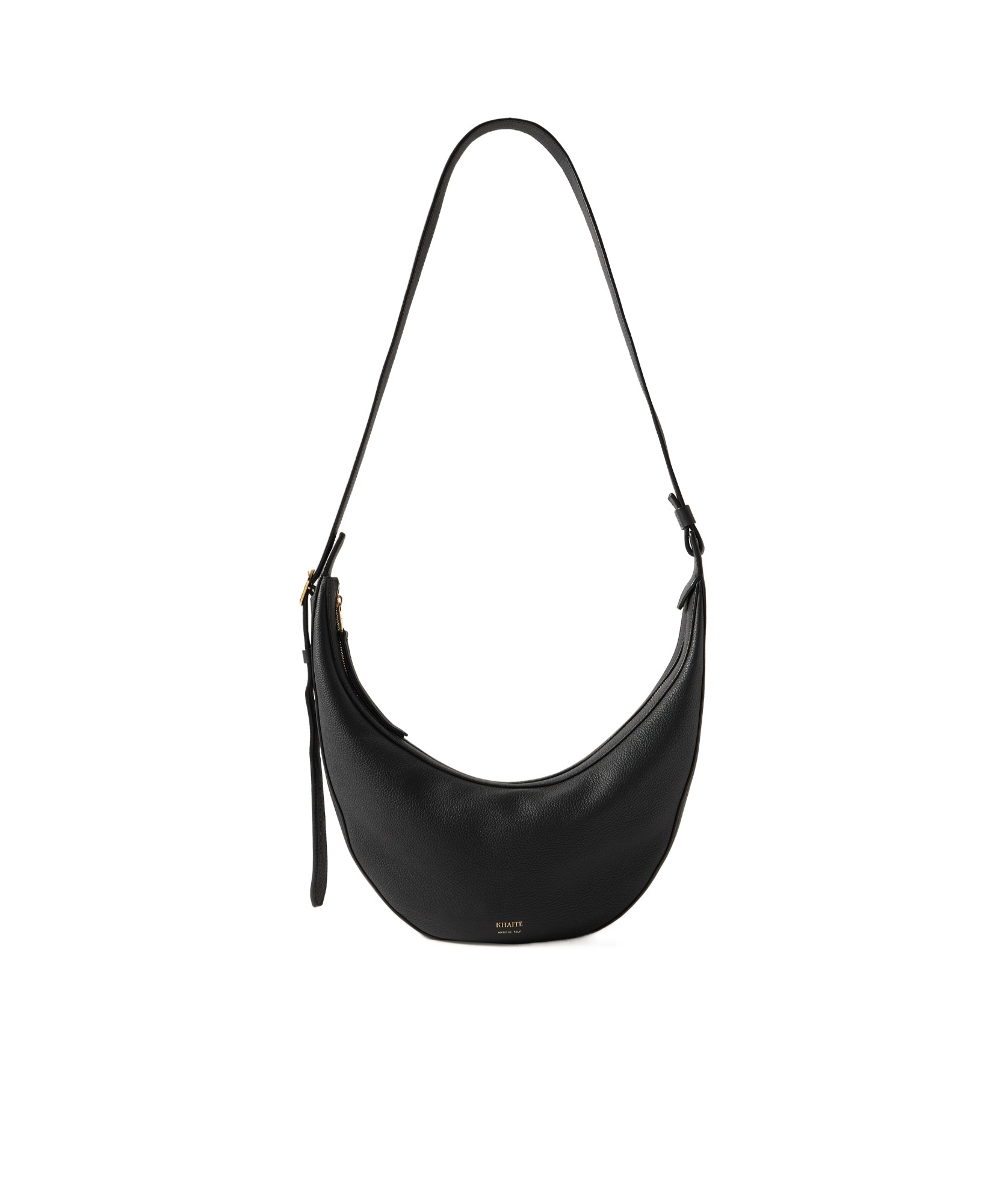 Khaite Augustina Small Leather Cross-body Bag In Black