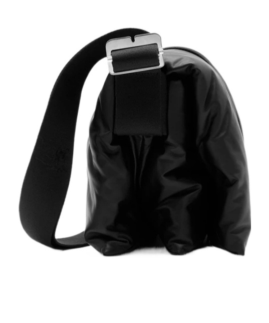 Burberry Pillow Padded Messenger Bag In Black