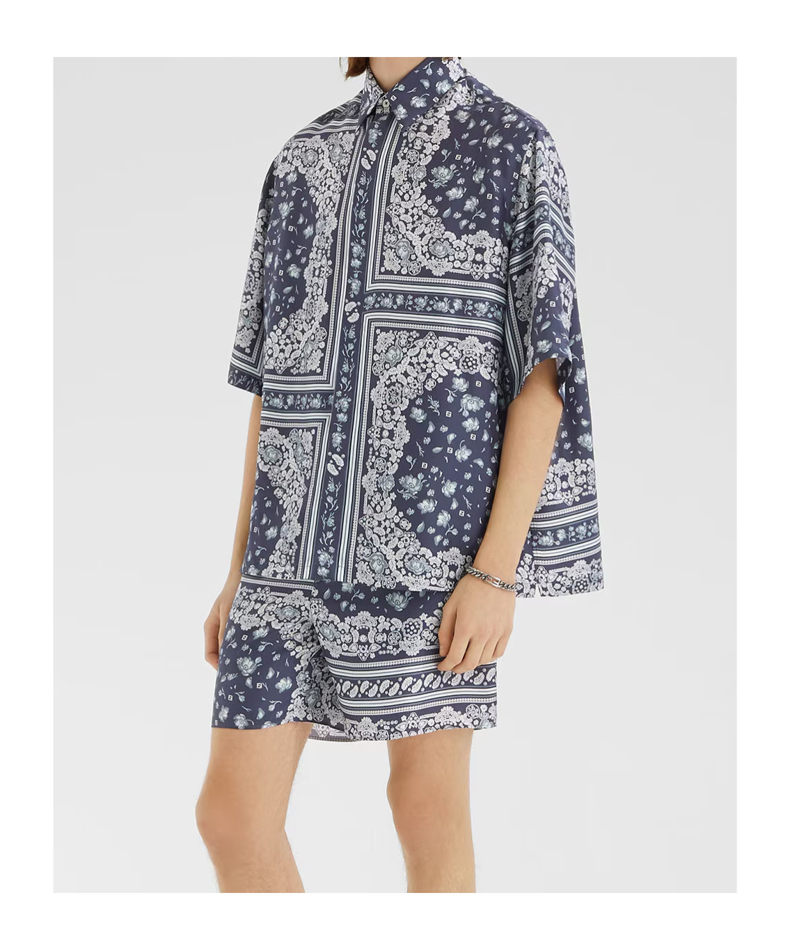Fendi Bandana Shirt Floral Pattern