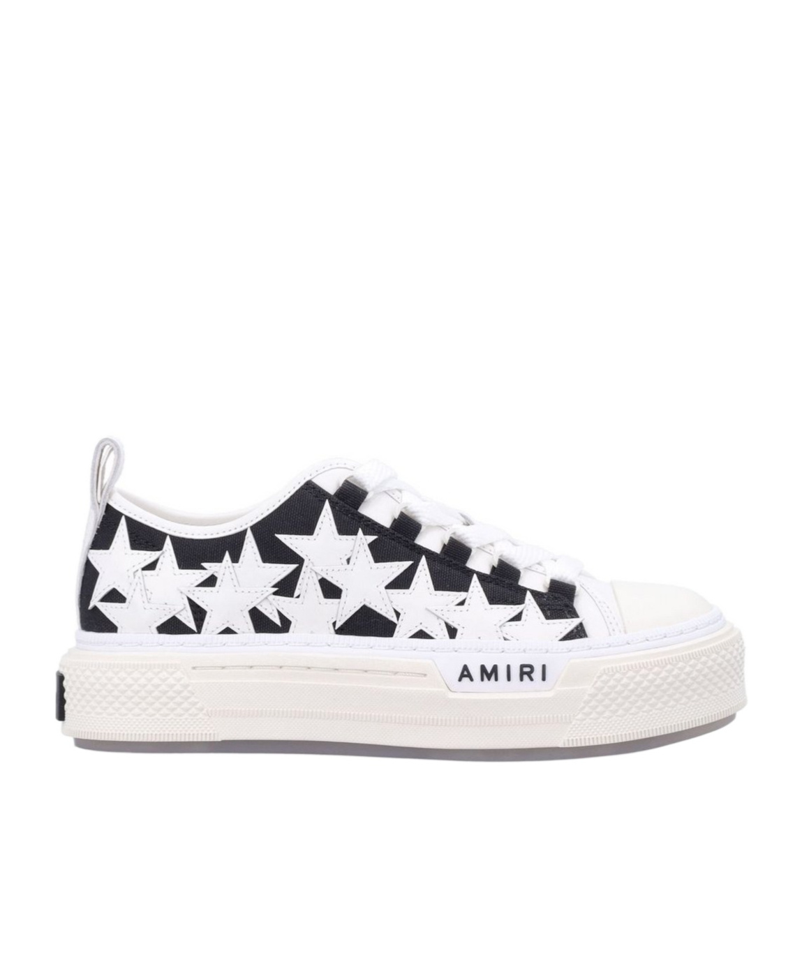 Amiri Star Pattern Rubber Sole Sneakers In White