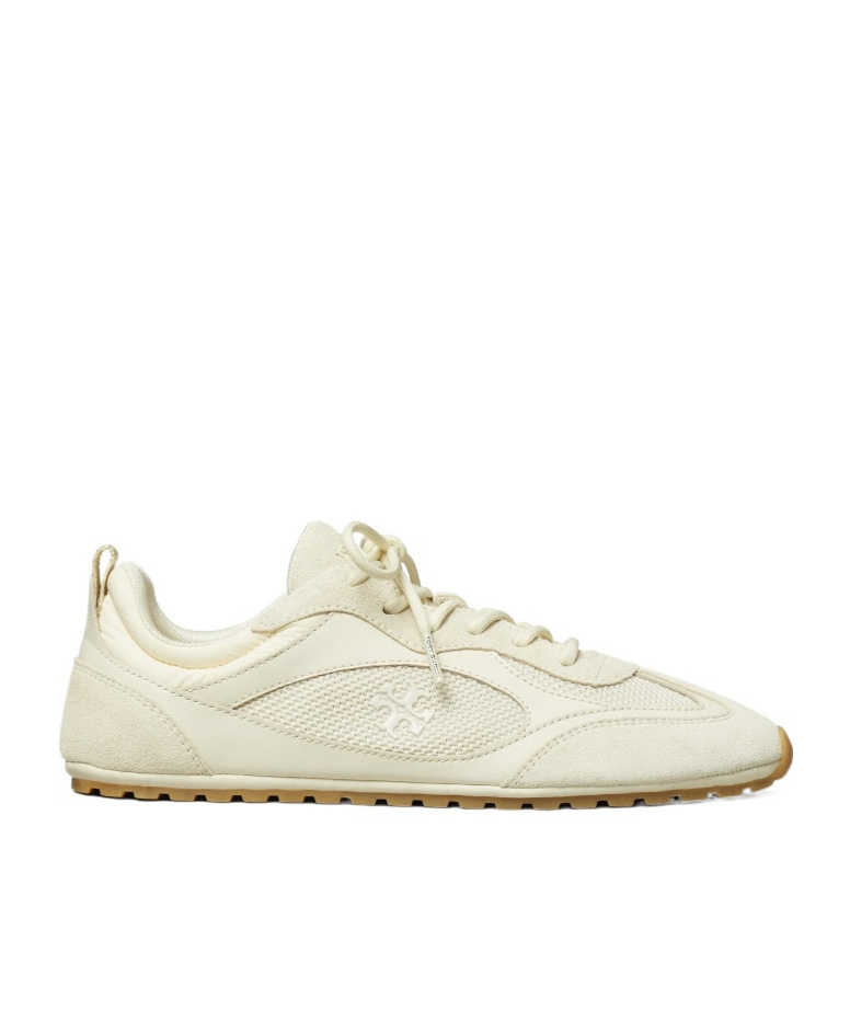 Tory Burch Lace-up Sneakers In Sand