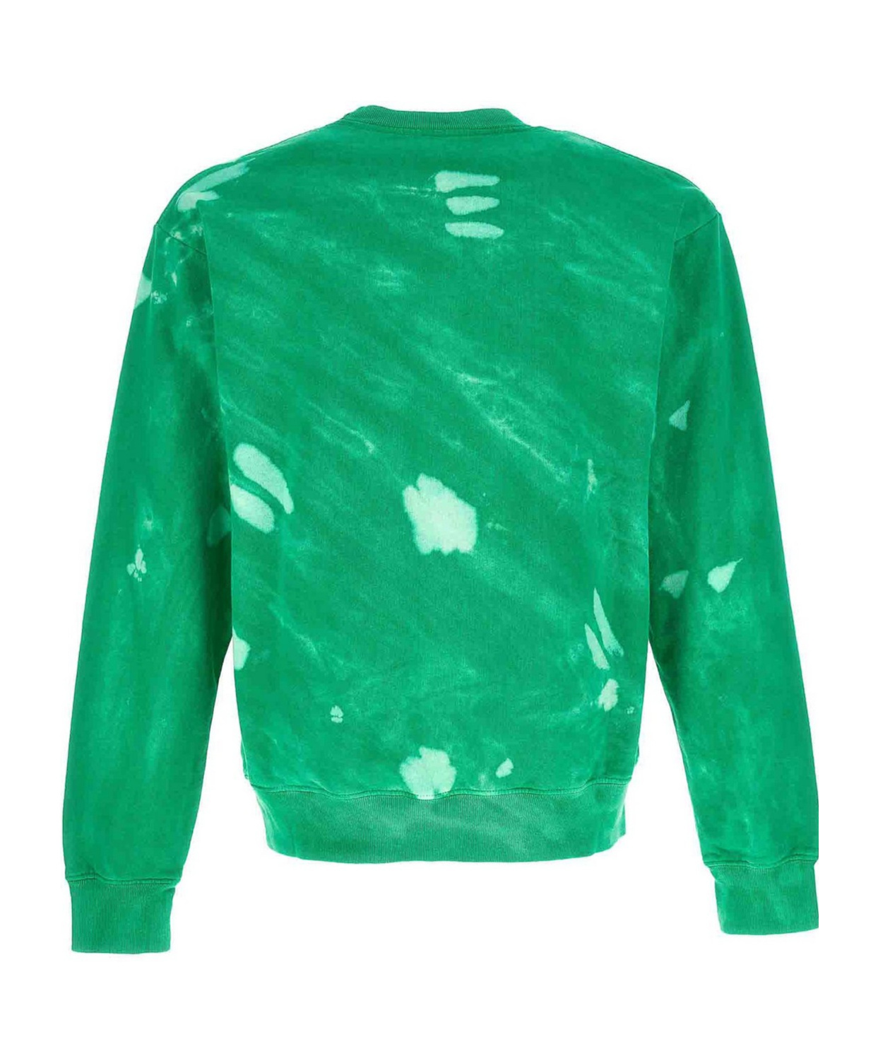 Sporty And Rich Sporty & Rich Wellness Printed Crewneck Sweatshirt In Green
