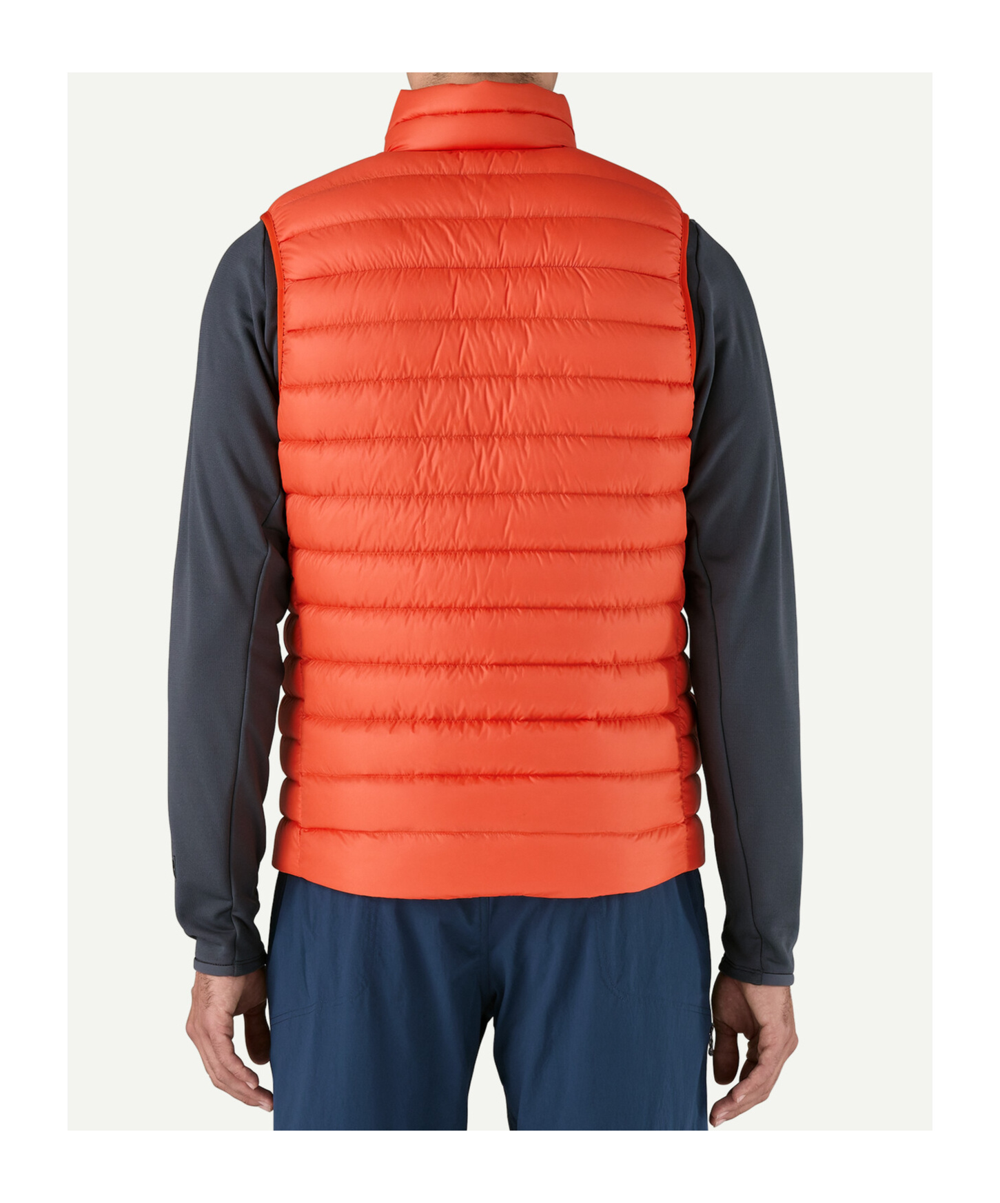 Shop Patagonia Men's Down Sweater Vest In Orange