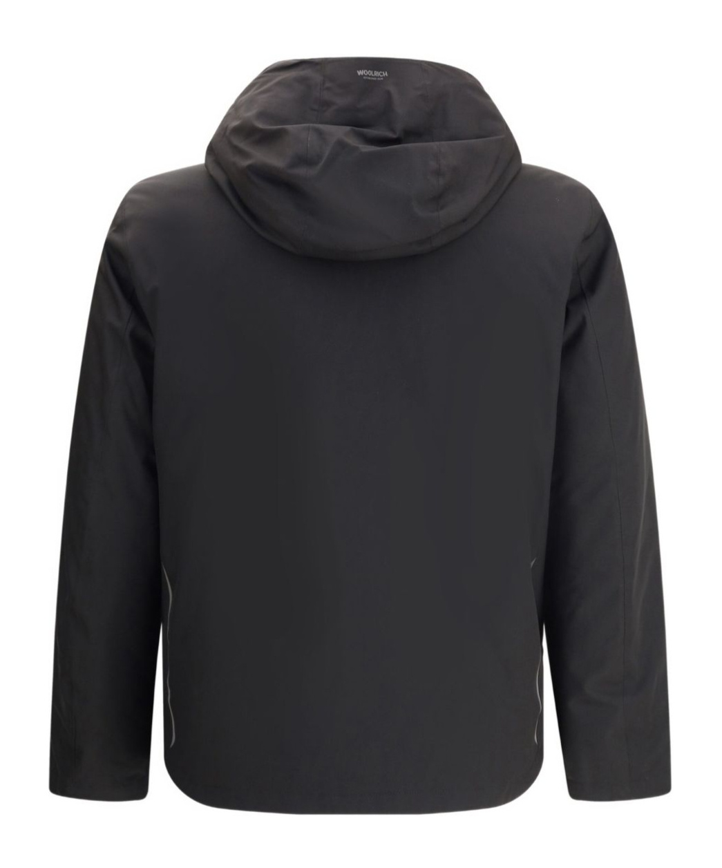 Woolrich Zippered Long-sleeved Casual Jacket In Black