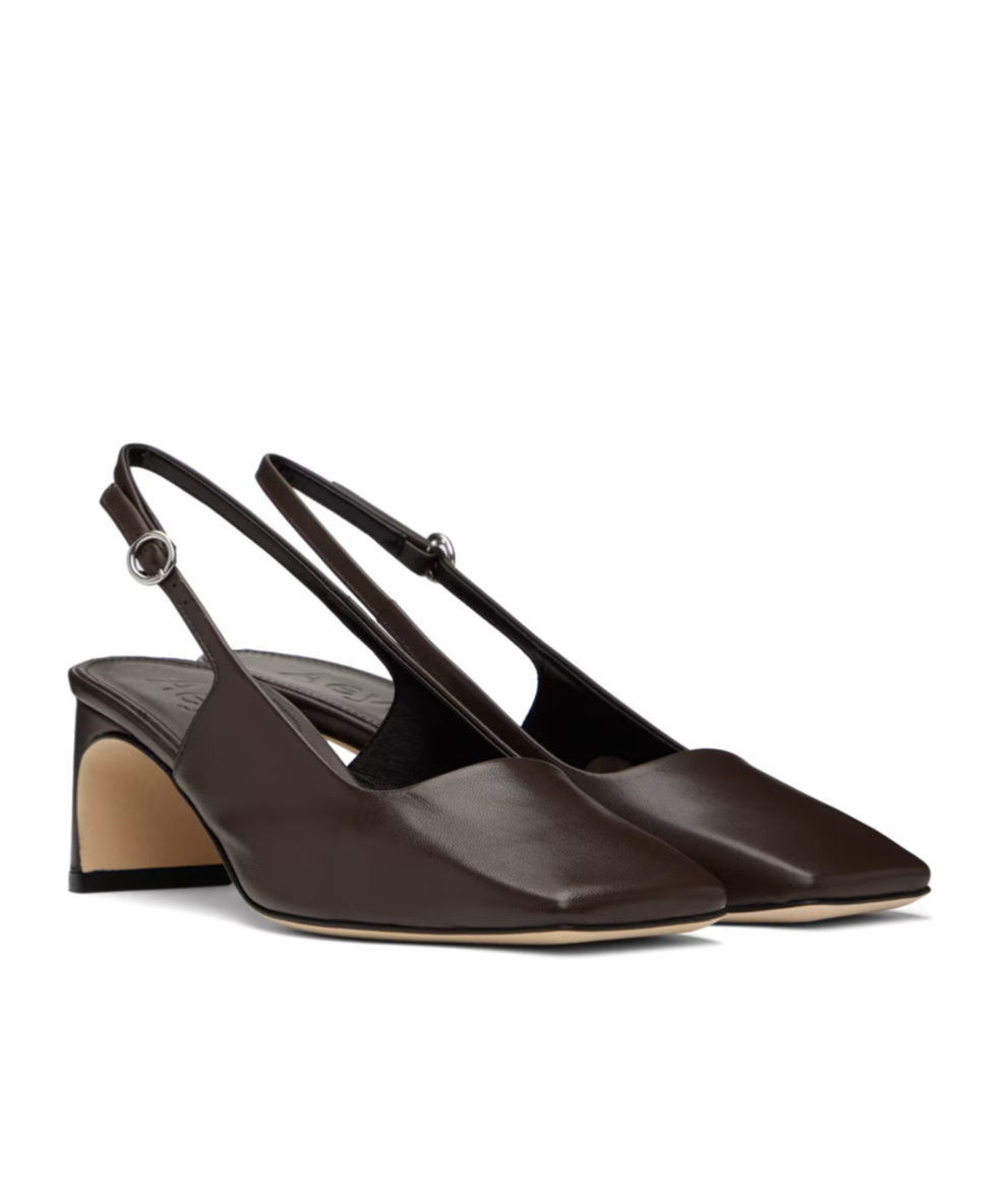 Aeyde Black Valerie Heels In Black