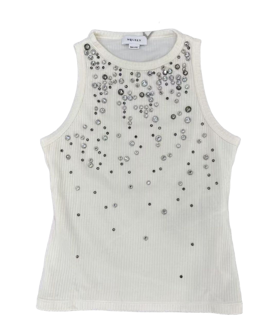 Alexander Mcqueen Sleeveless Vest In White