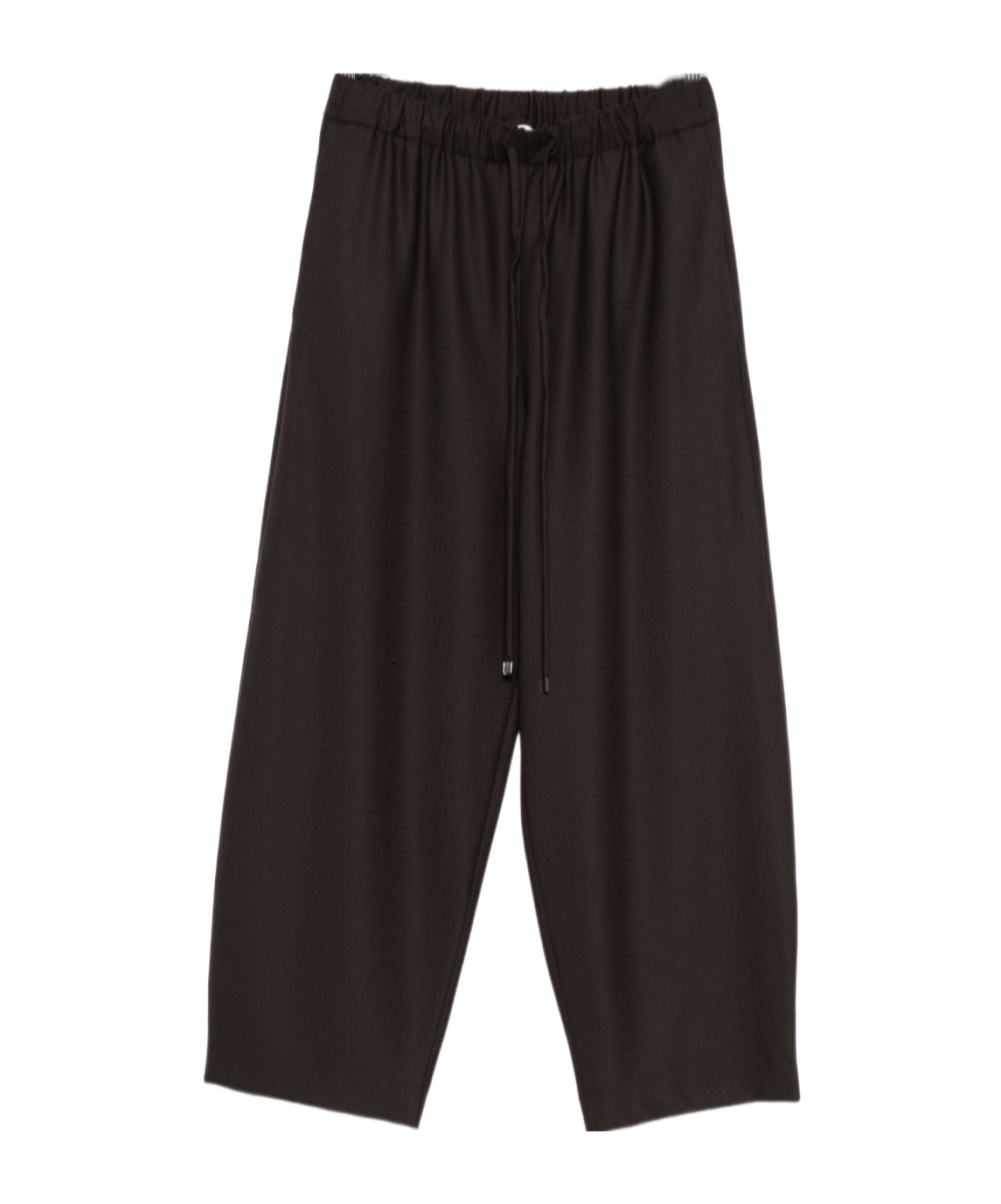 Antonelli Drawstring Waist Casual Pants In Brown