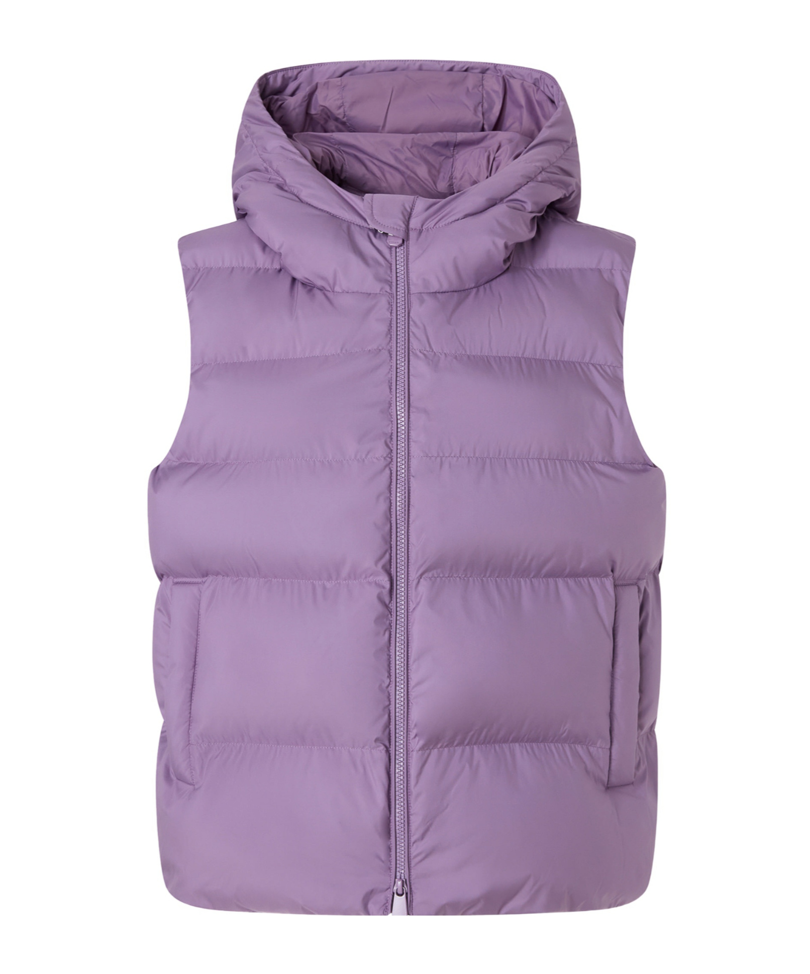 Pinko Hooded Vest In Purple
