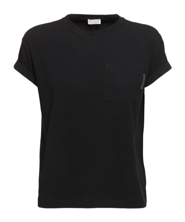 Brunello Cucinelli Plain Weave Short-sleeved T-shirt