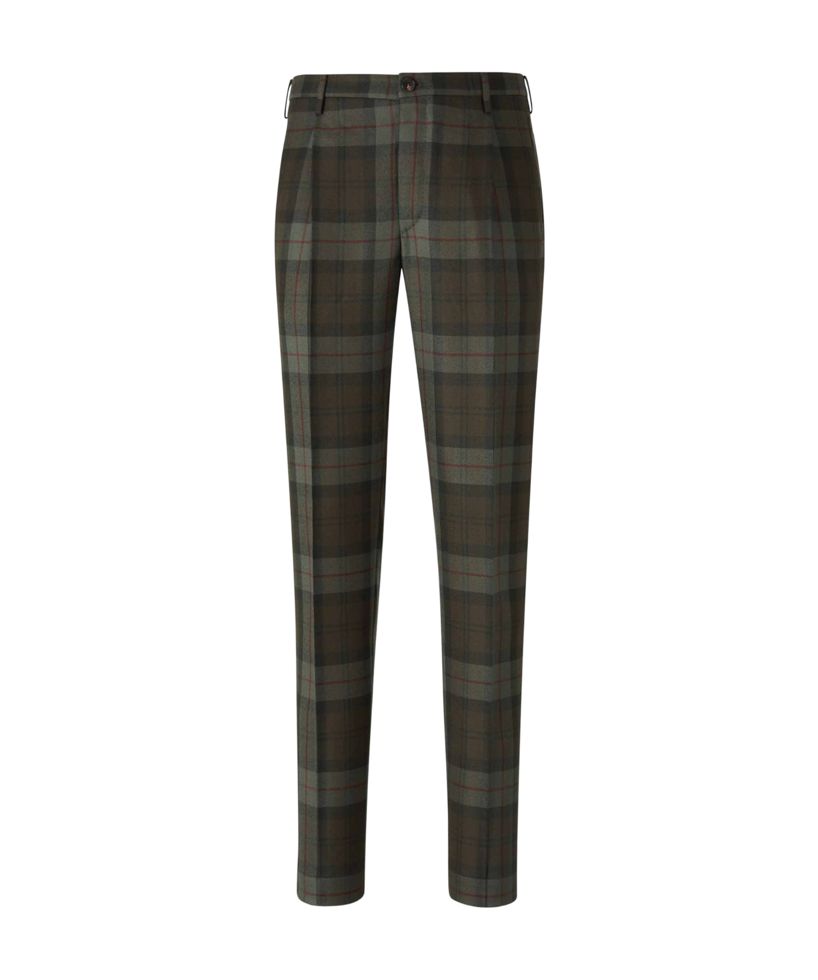 Incotex Checkered Trousers In Black