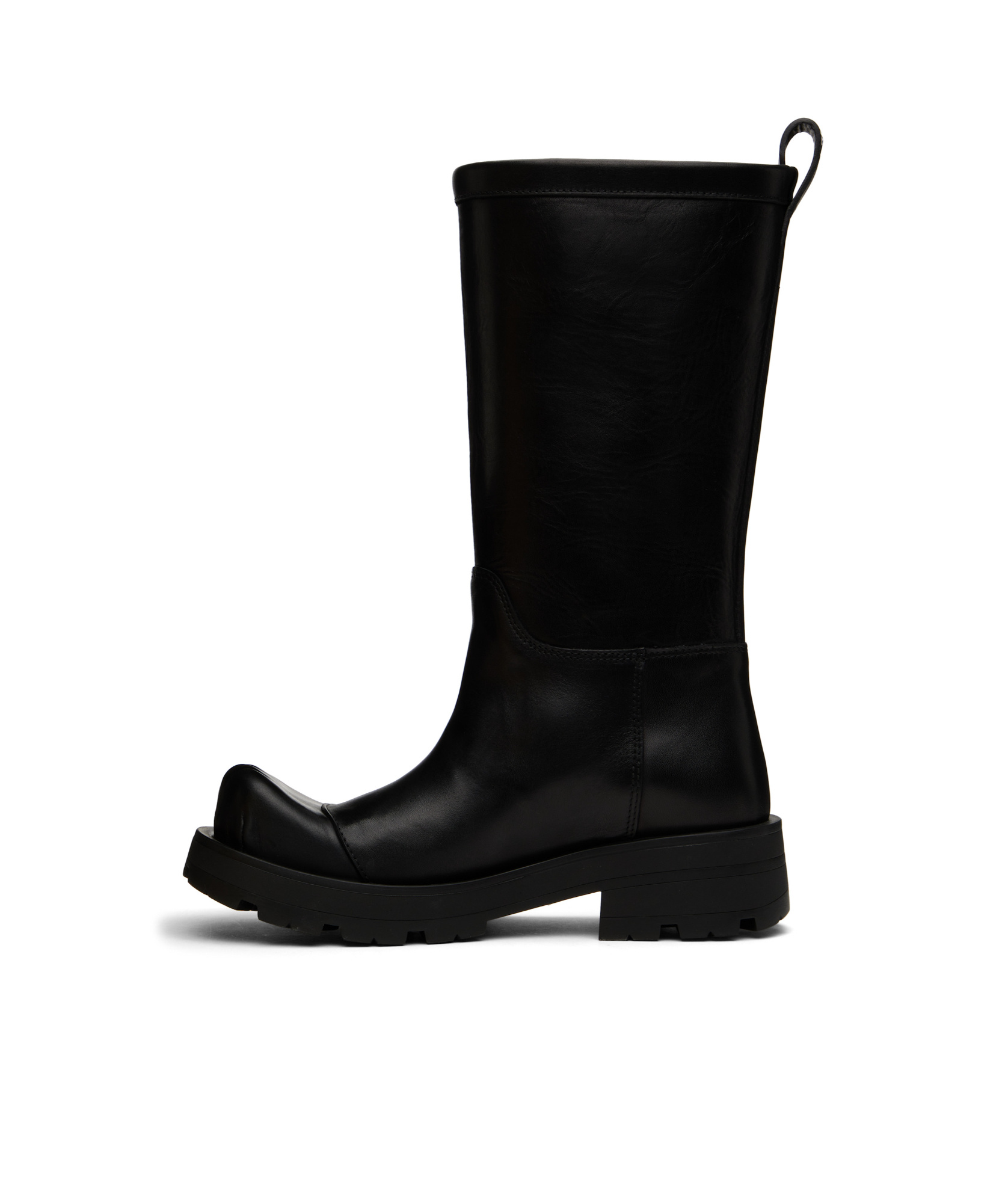 Charles Jeffrrey Loverboy Pull-ring Short Boots In Black