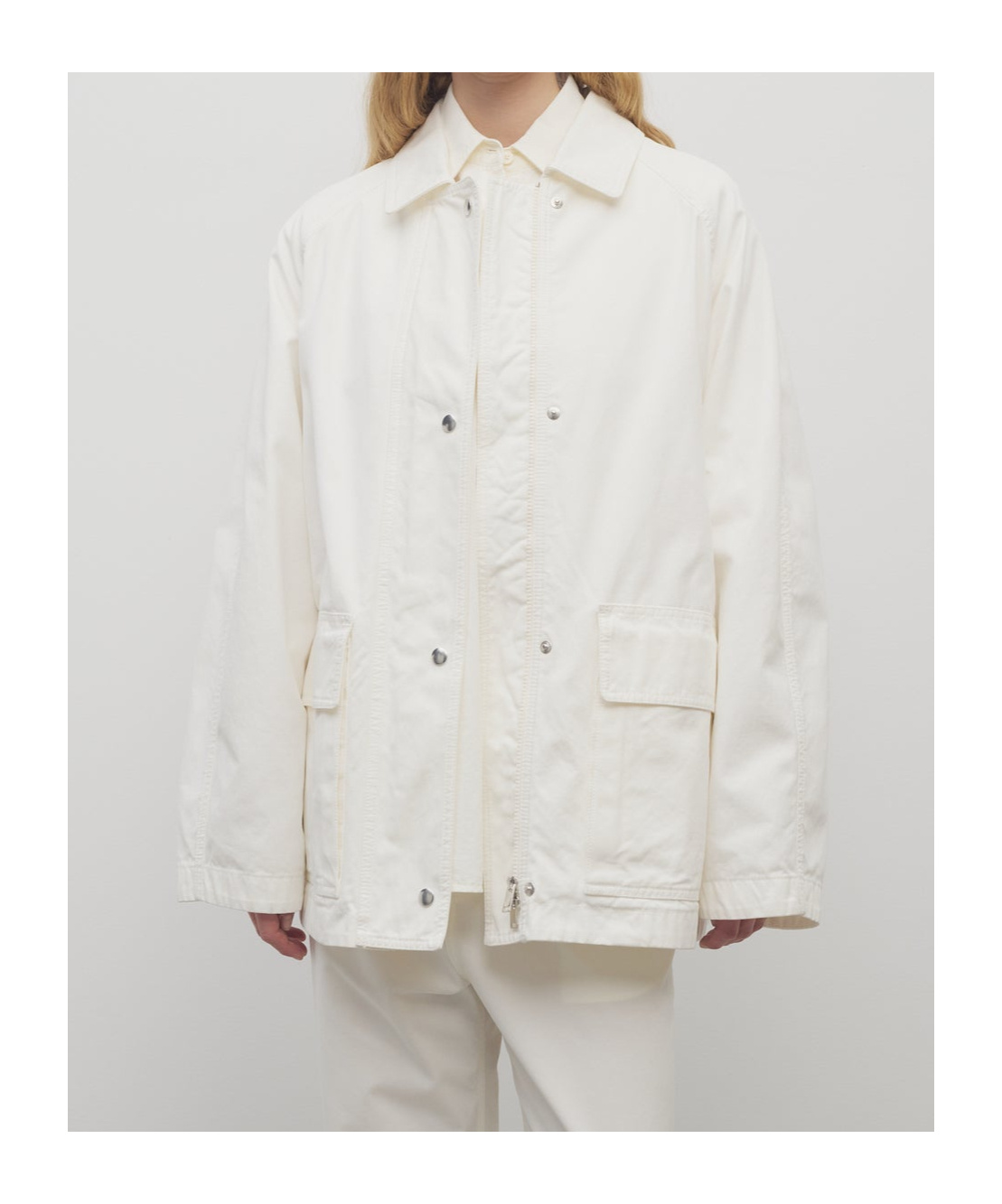 The Row Elodianna Jacket In Cotton In White