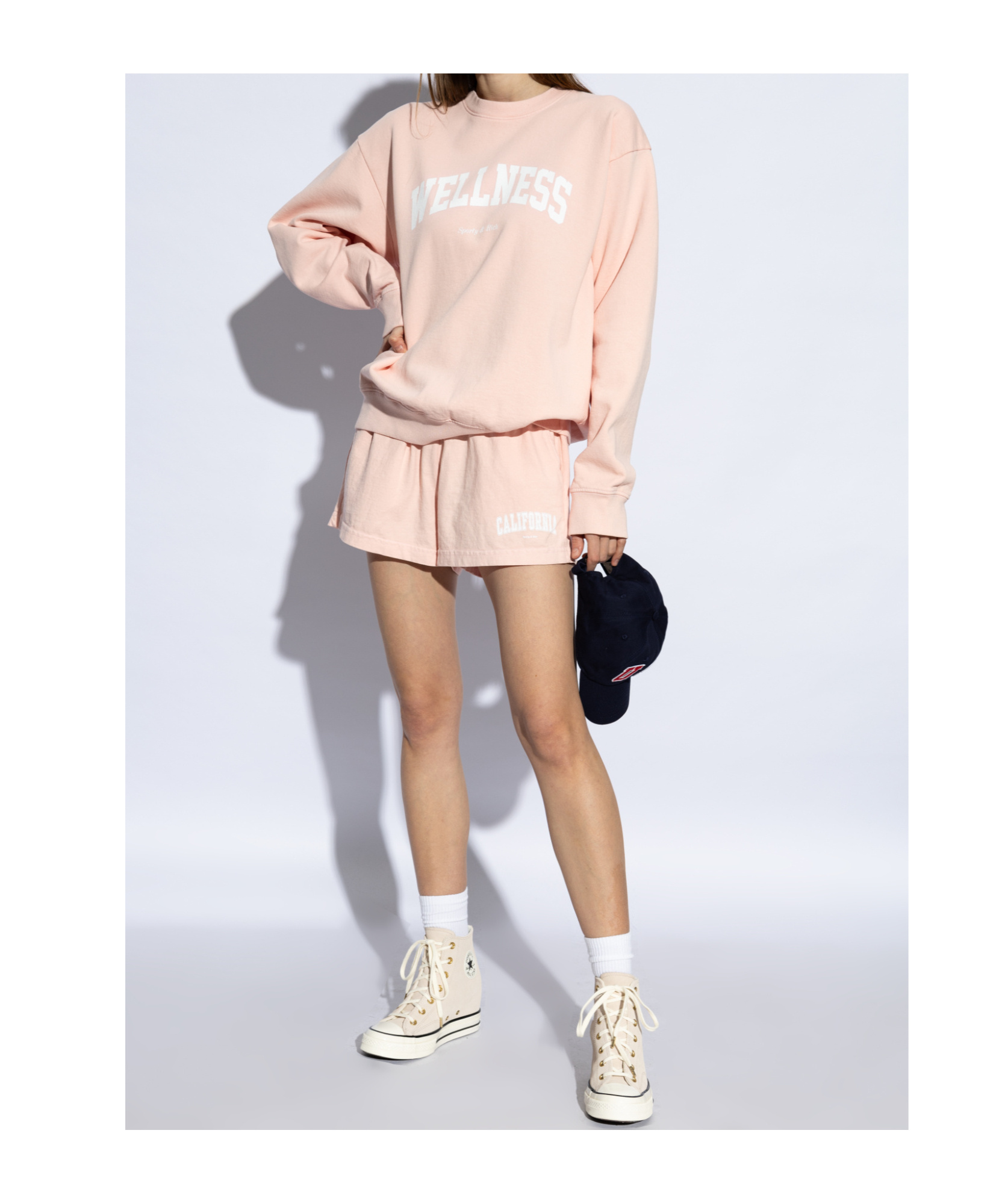 Converse Round-head High-top Casual Shoes In Nude