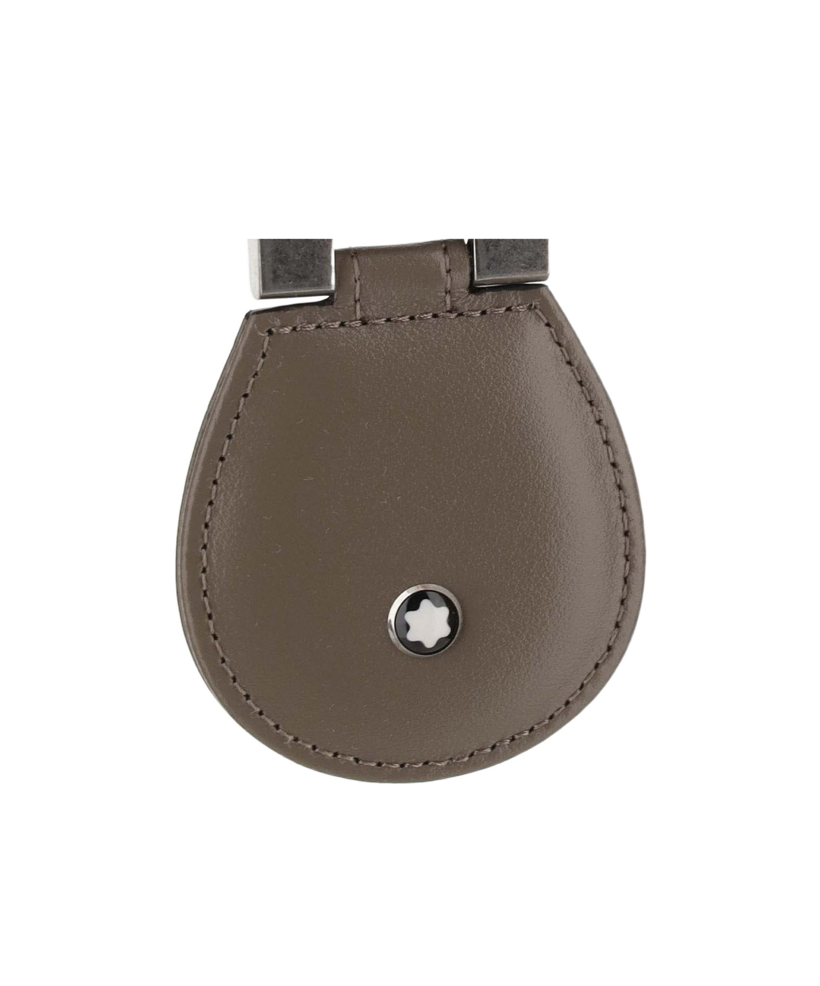 Montblanc Logo Plaque Kye Fob In Brown