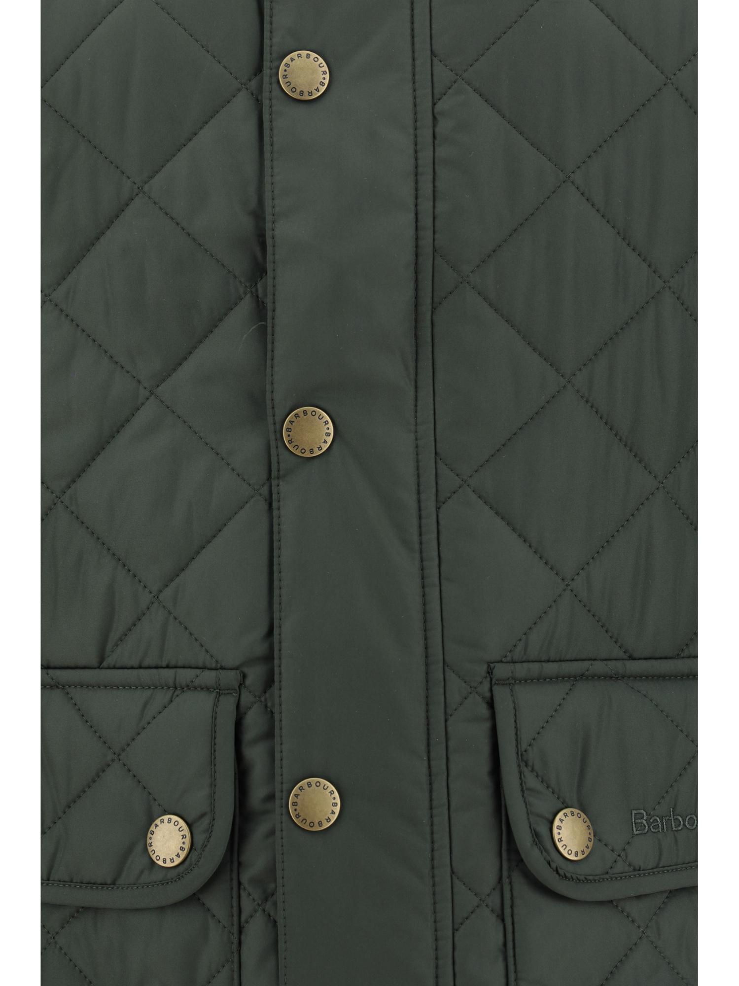 Barbour Sleeveless Cotton Vest In Green