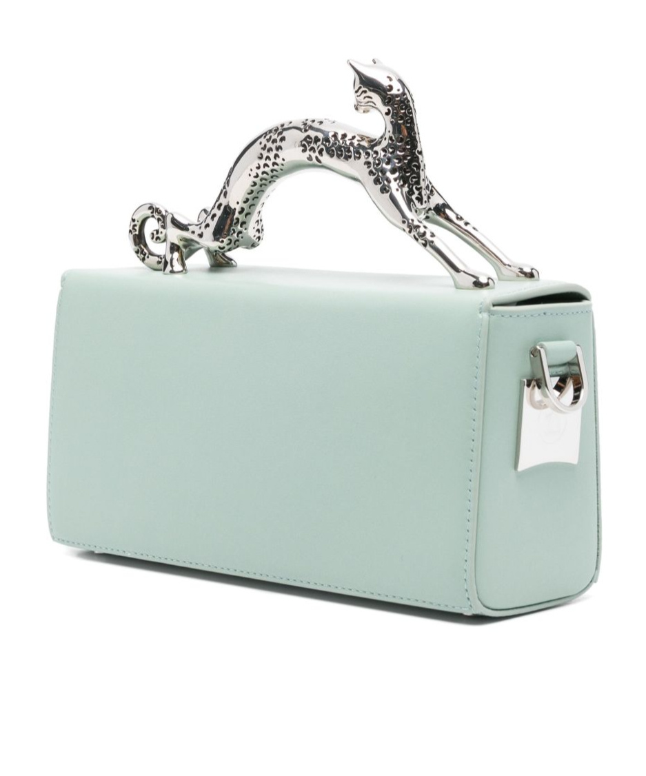 Shop Lanvin Flip Shoulder Bag In Green