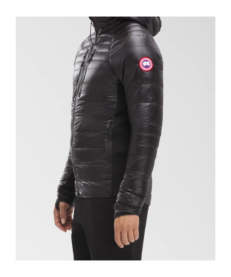 Canada Goose Black Hybridge Lite Padded Jacket In Black
