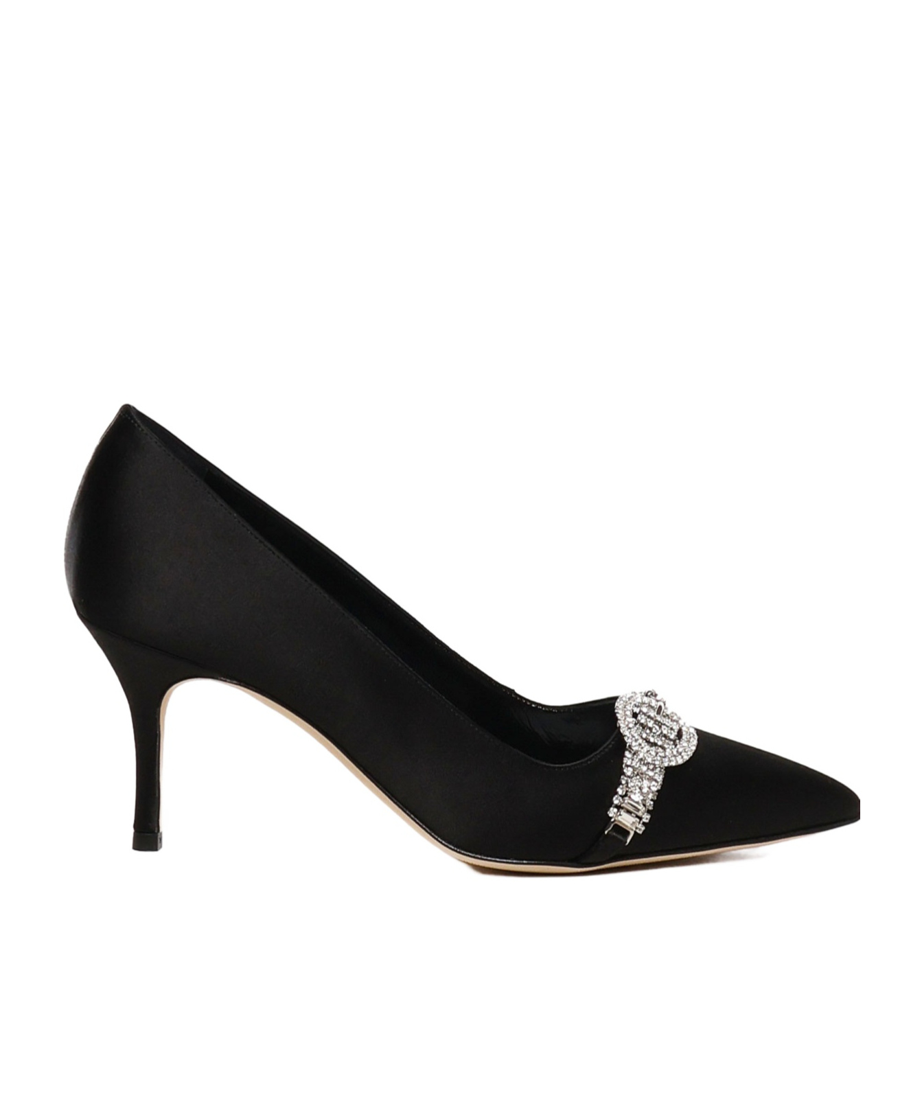 Shop Manolo Blahnik Asapump Embellished Pumps In Black