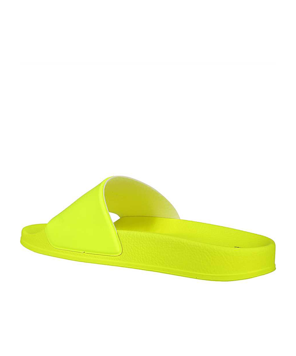 Msgm Logo Slippers In Yellow