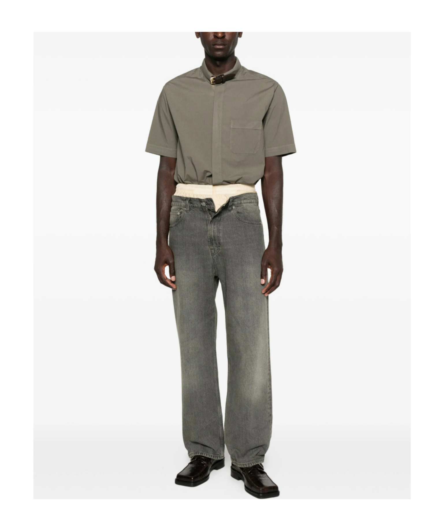 Magliano Buttoned-fastening Short-sleeve Shirt In Green