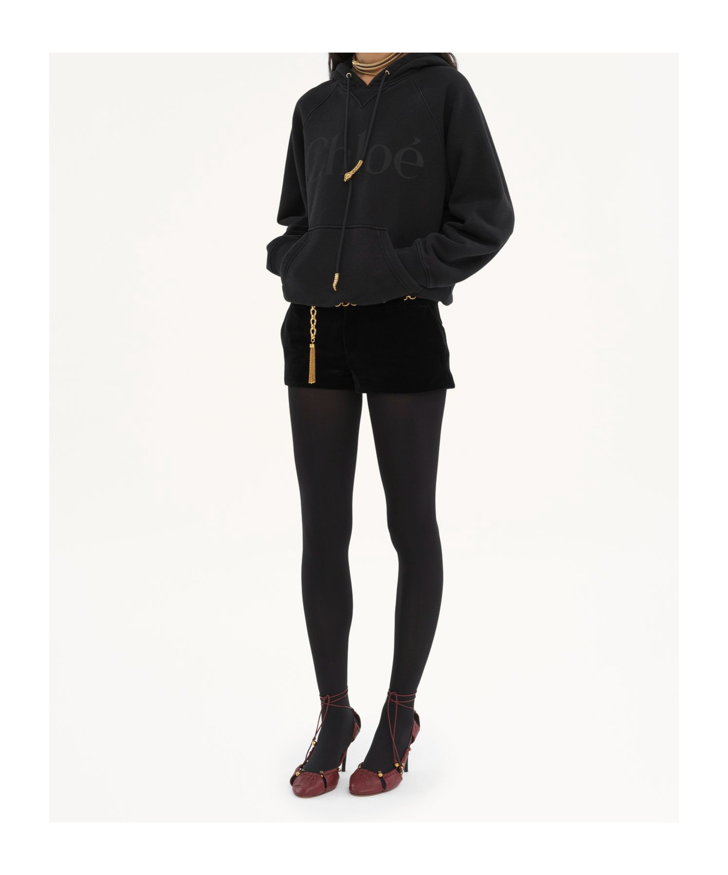 Chloé Long-sleeved Sweater In Black