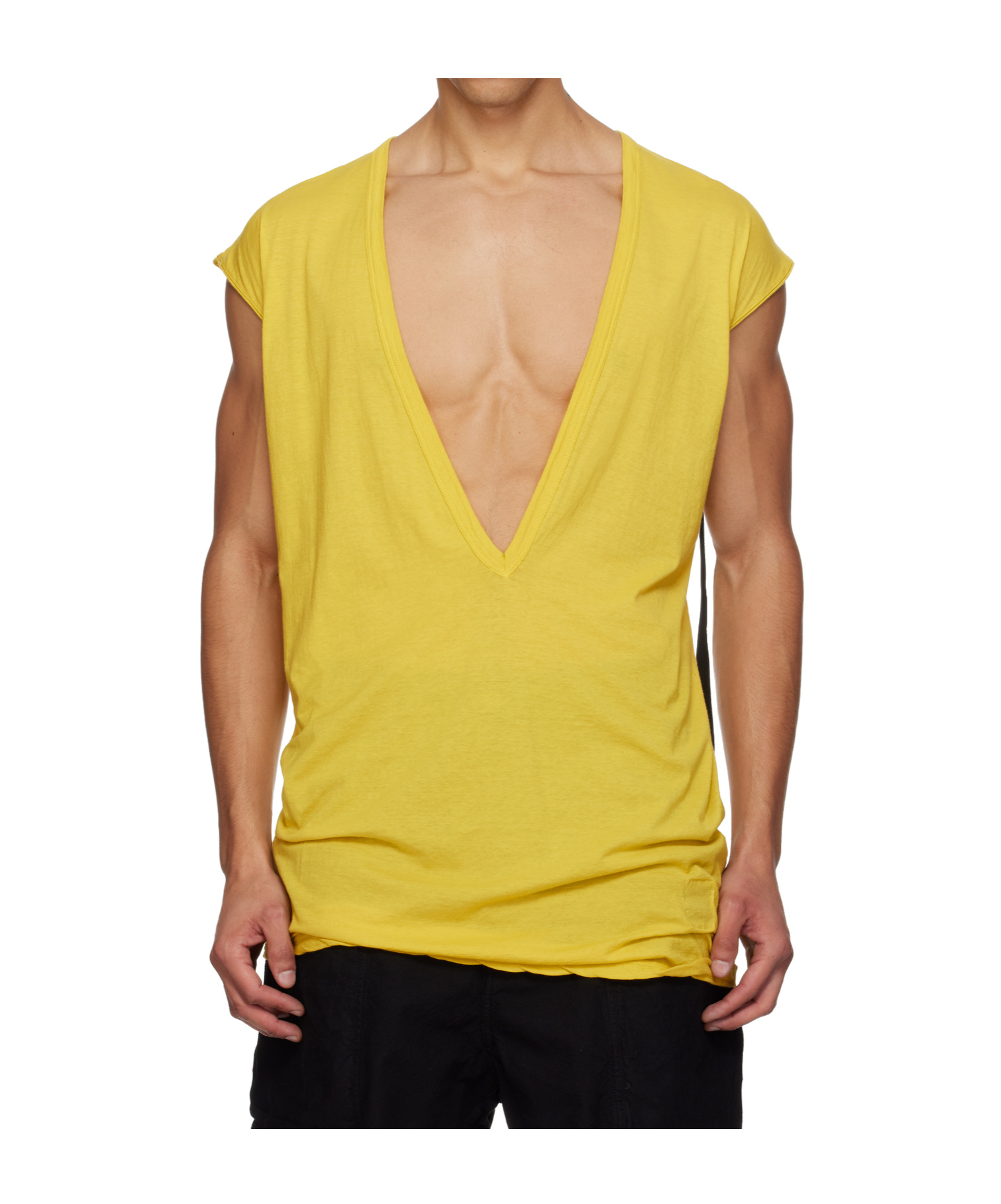 Rick Owens Drkshdw Concordians Dylan T-shirt In Yellow