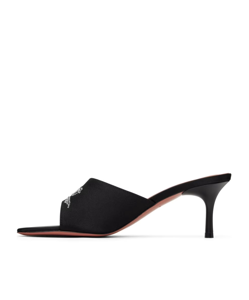Amina Muaddi Bella 60 Crystal-embellished High-heeled Sandals In Black