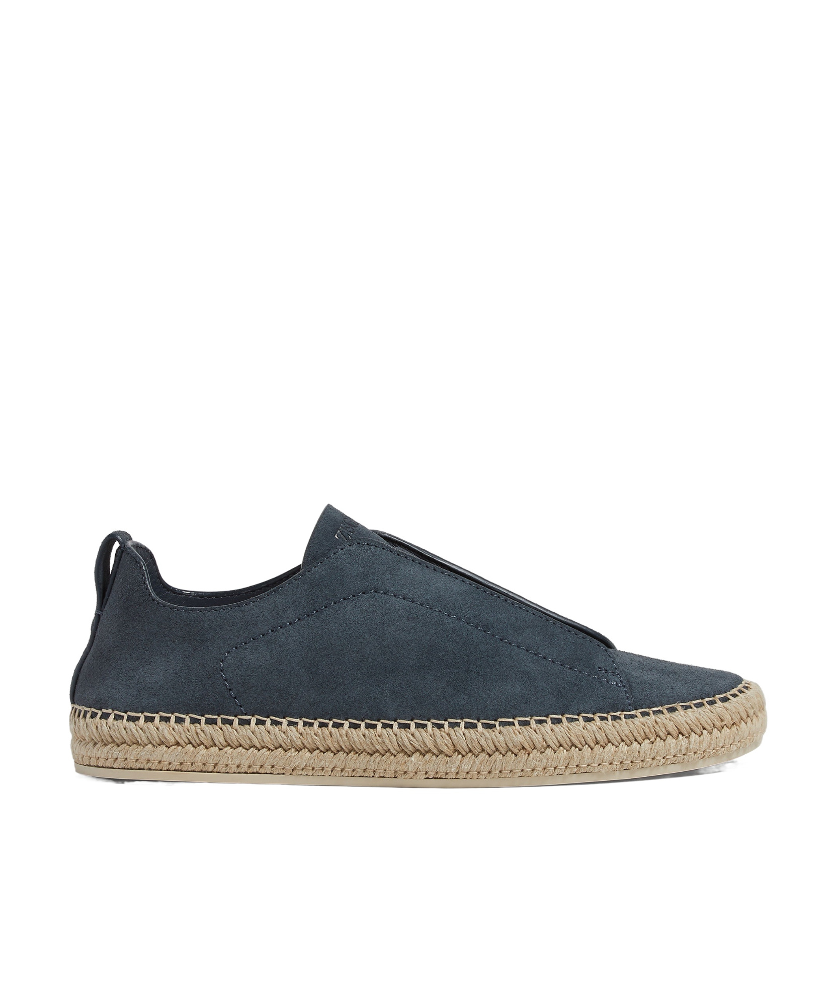 Zegna Triple Stitch Espadrilles In Blue