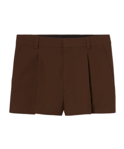 Gucci Twill Shorts In Brown