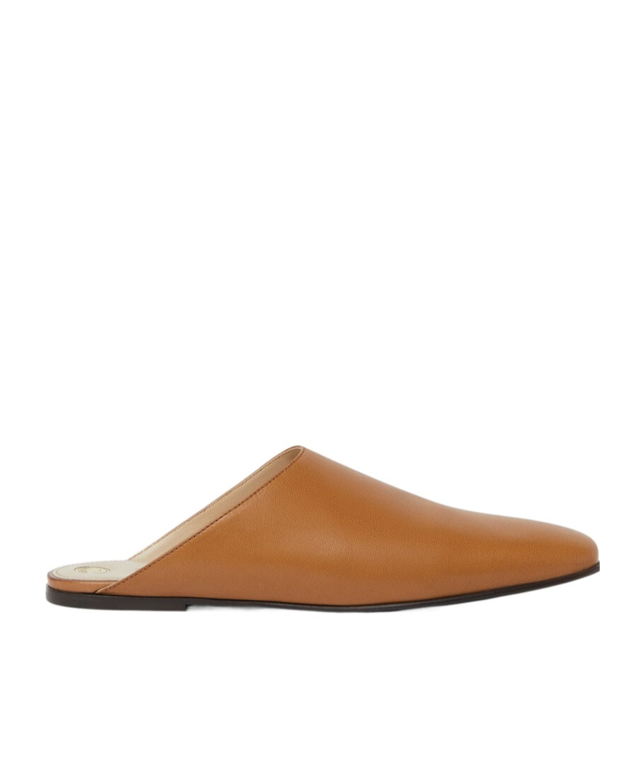 Loro Piana Alba Flat Mules In Brown