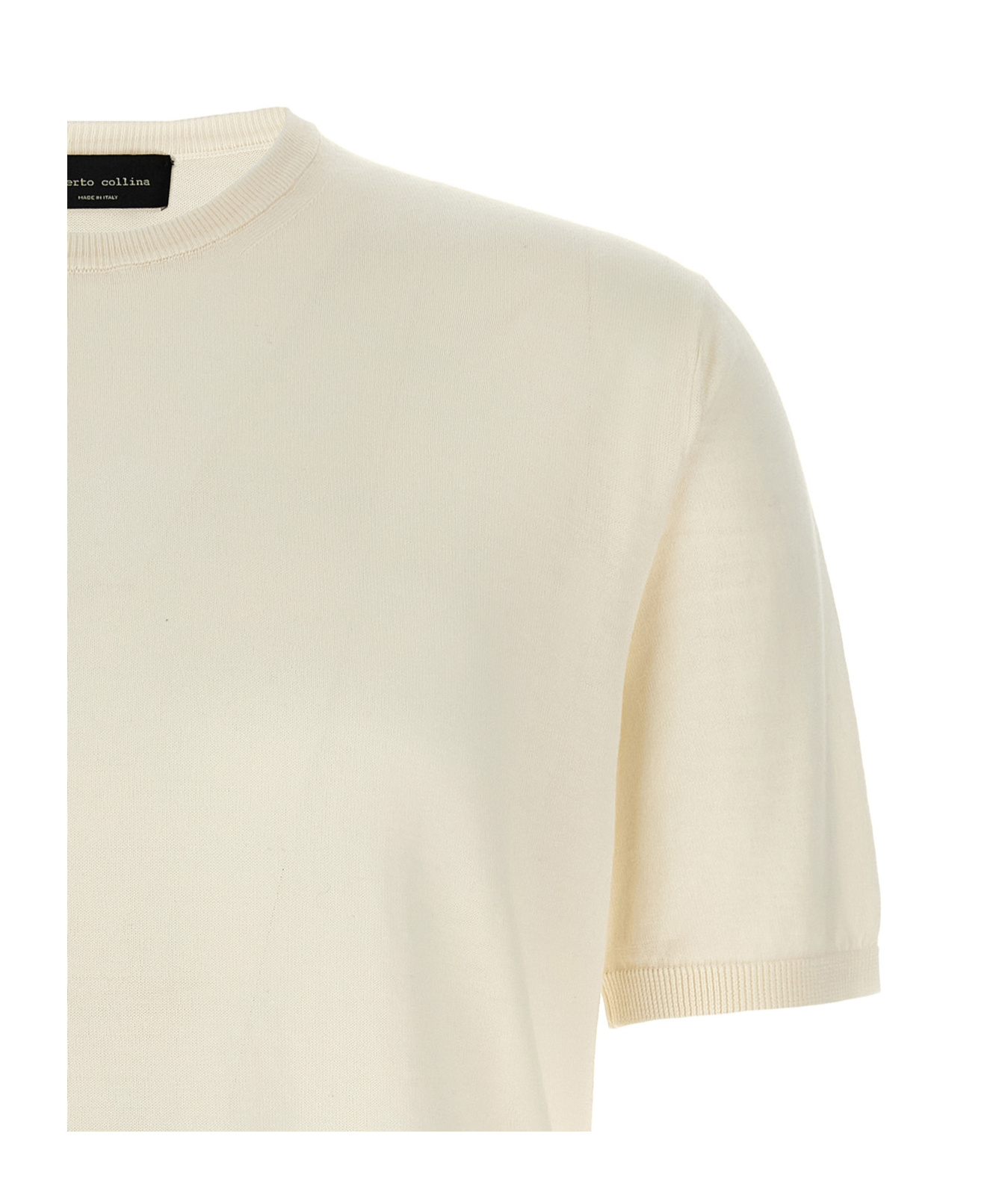 Roberto Collina Crew Neck Knitted T-shirt