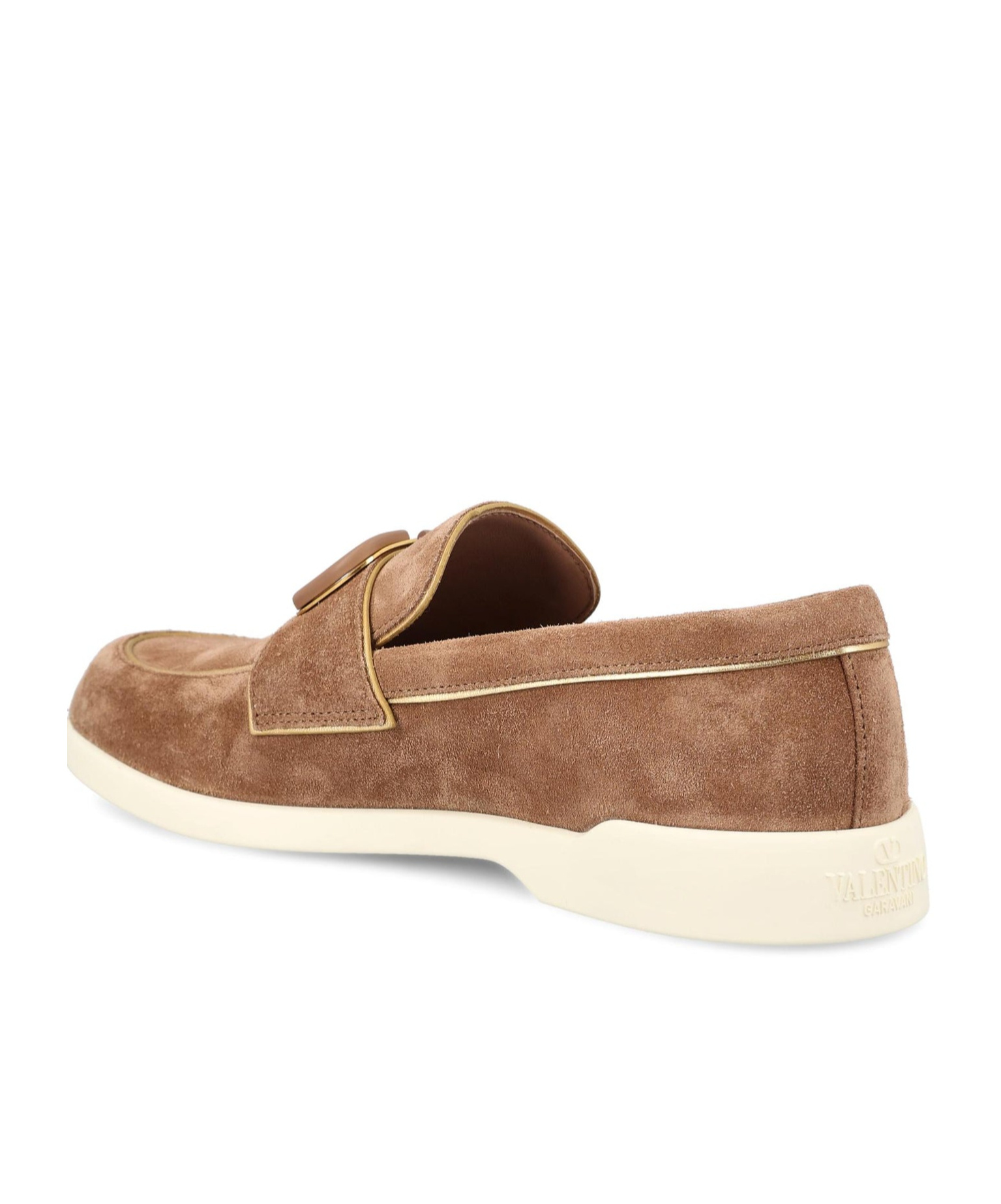 Valentino Vlogo Signature Loafers In Brown