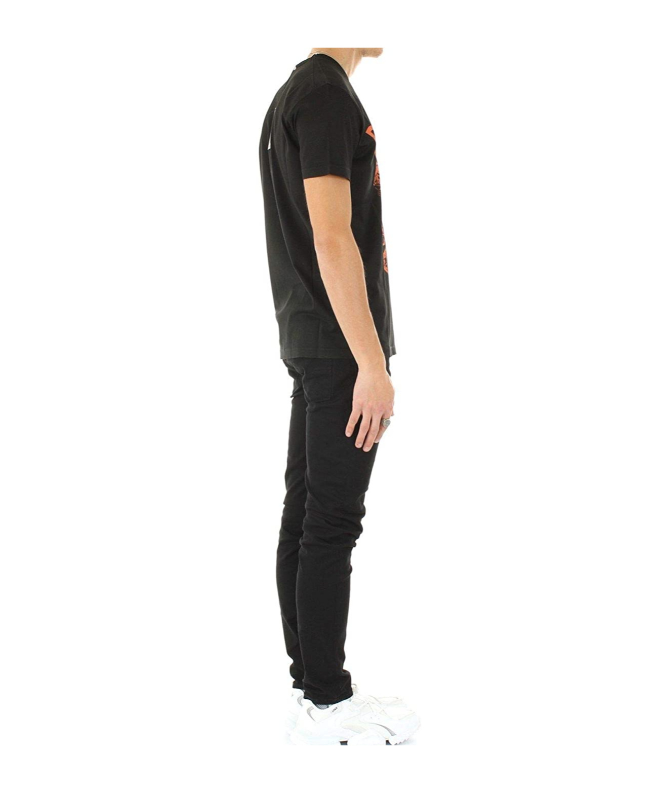 Dsquared2 Logo Printed T-shirt In Black