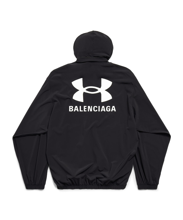 Balenciaga X Under Armour Hooded Jacket In Black