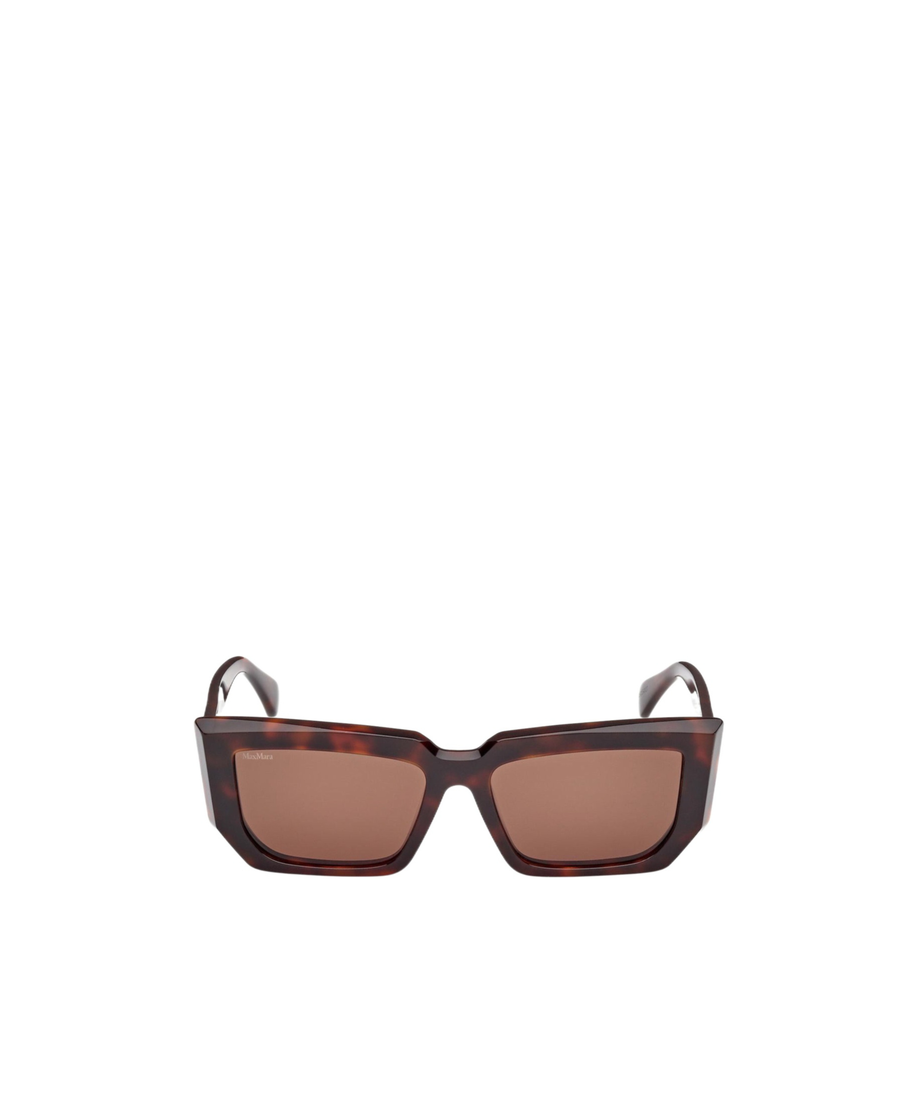 Max Mara Logo Sunglasses In Brown