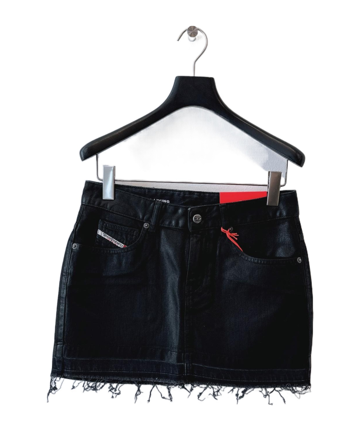 Diesel Belt-loop Skirt In Black
